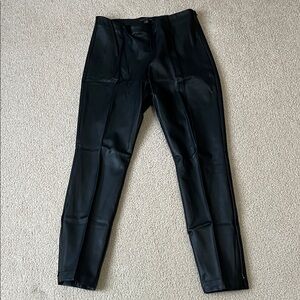 Banana Republic Sloan Faux Leather Pants Black 8